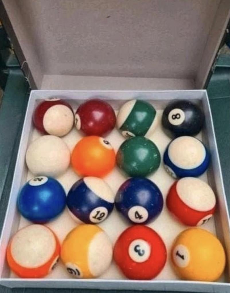 Set pool biljart balls, Sport en Fitness, Biljarten en Poolen, Ophalen of Verzenden