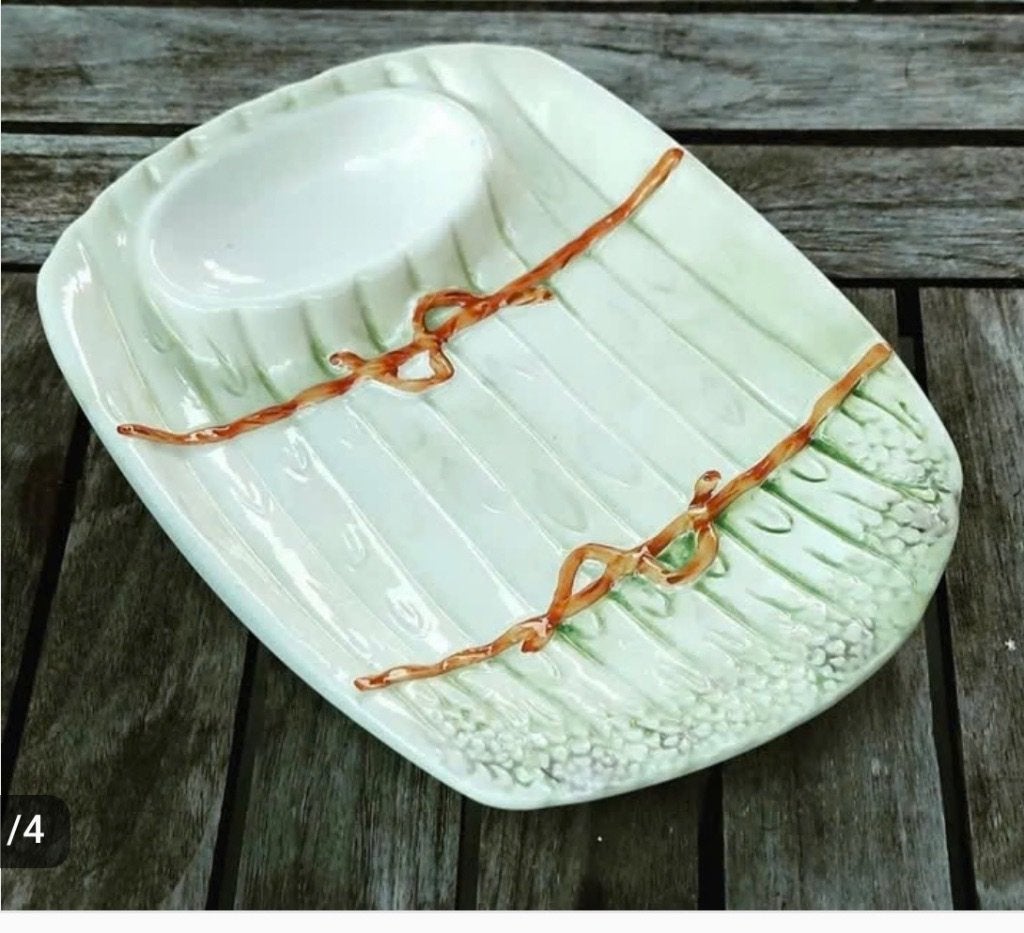 Schaal voor asperges, Antiek en Kunst, Ophalen