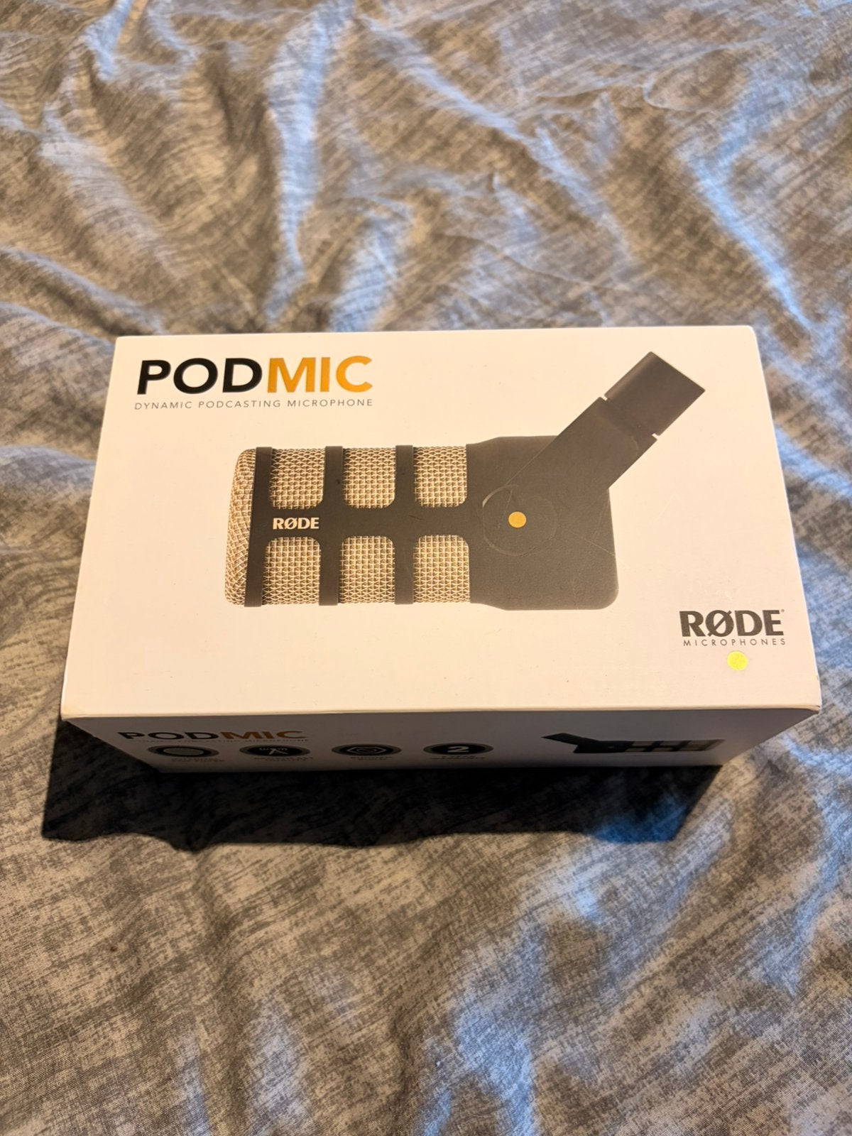 Røde podmic + XLR kabel, Musique & Instruments, Microphones, Enlèvement ou Envoi, Comme neuf, Micro studio