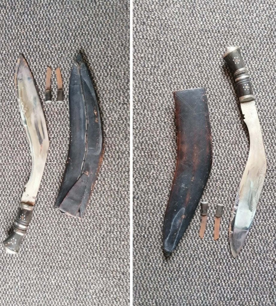 Couteau kukri indien, Envoi, Autres, Autres types