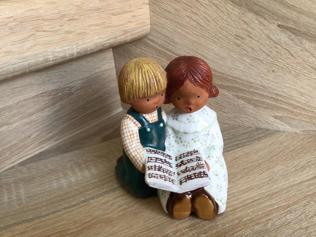 Vintage terracotta beeldje Jullar spain, Ophalen of Verzenden