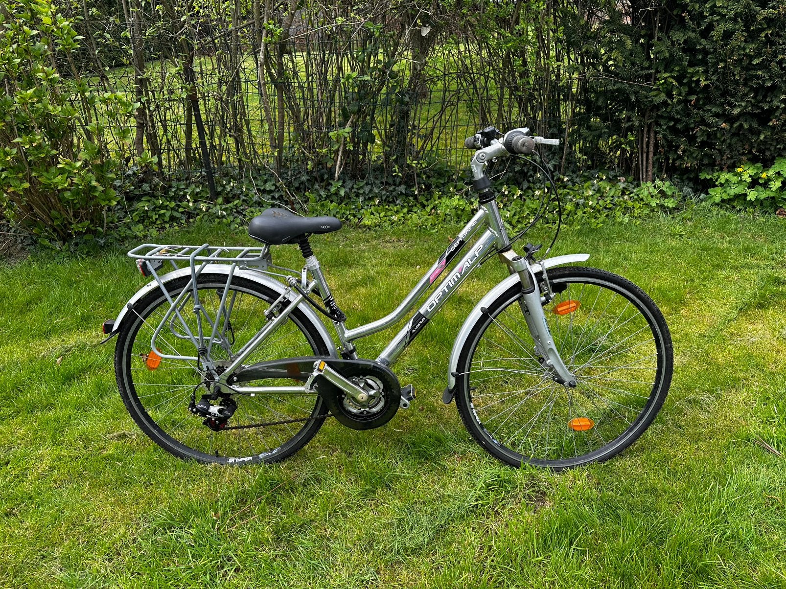Vélo de ville Optima Femme 28” – Bon état – Prêt à rouler, Accès (extra) bas, Autres marques, Frein sur jante, Moins de 47 cm