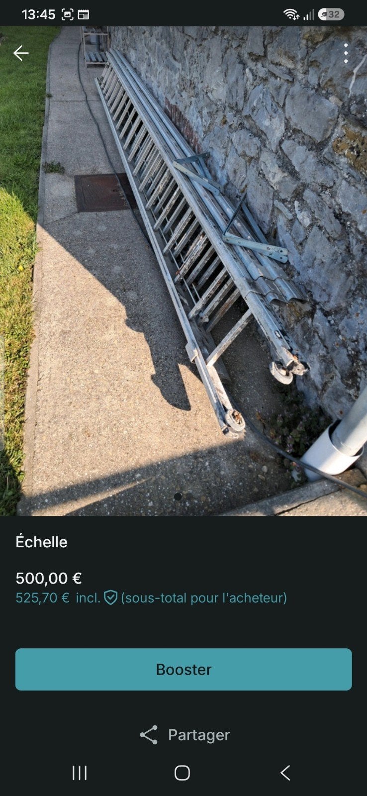 échelle 4niveaux, Pliable ou rétractable/escamotable, Échelle, Enlèvement, Utilisé