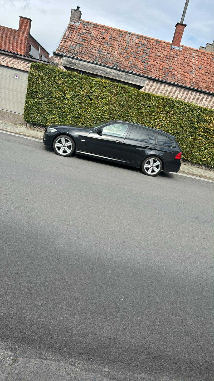Bmw e91 318d, Auto's, BMW, Euro 5, Achterwielaandrijving, Lederen bekleding, Zwart