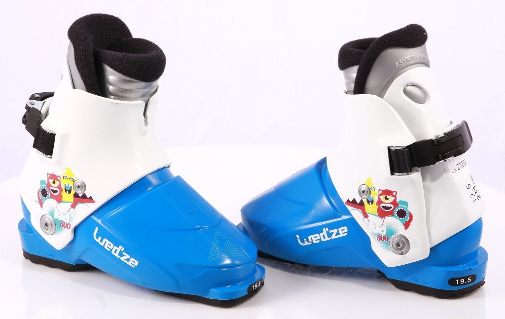 30; 30,5 EU toerskischoenen WEDZE KID 300, blue/white, Sport en Fitness, Overige merken, Gebruikt, Verzenden, Schoenen