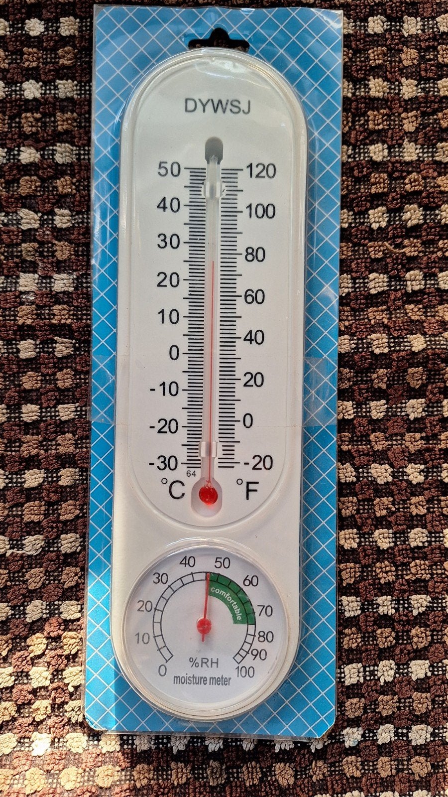 Buitenthermometer + luchtvochtigheidsmeter, Buitenthermometer, Ophalen of Verzenden, Kunststof