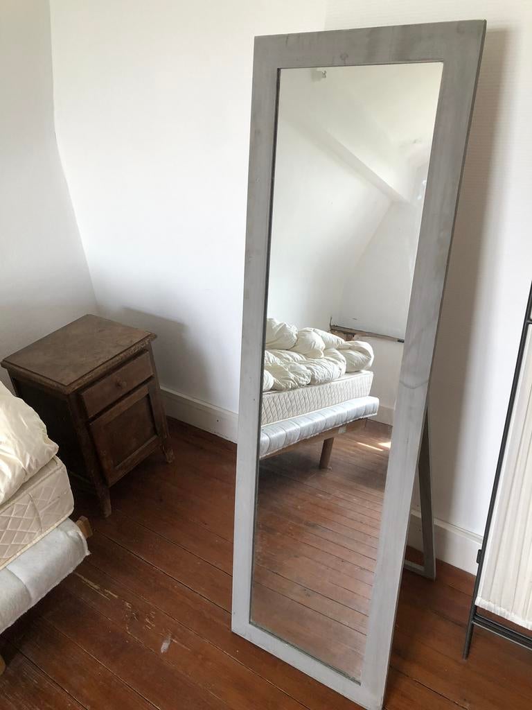 Miroir sur pied, Maison & Meubles, Enlèvement, Comme neuf