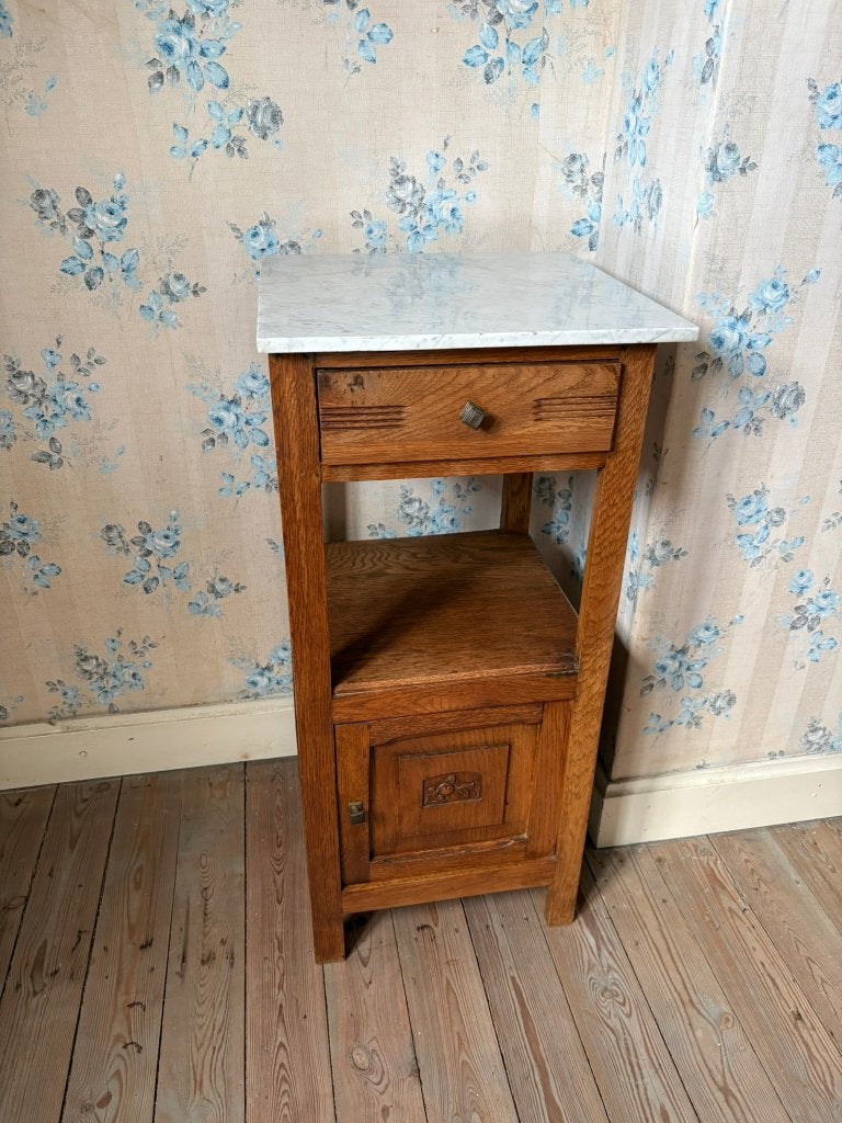 Laag kastje met marmer blad, 25 à 50 cm, Avec porte(s), Moins de 100 cm, Enlèvement