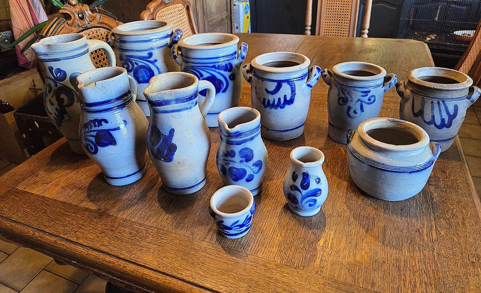 ancien pots en grés, Enlèvement