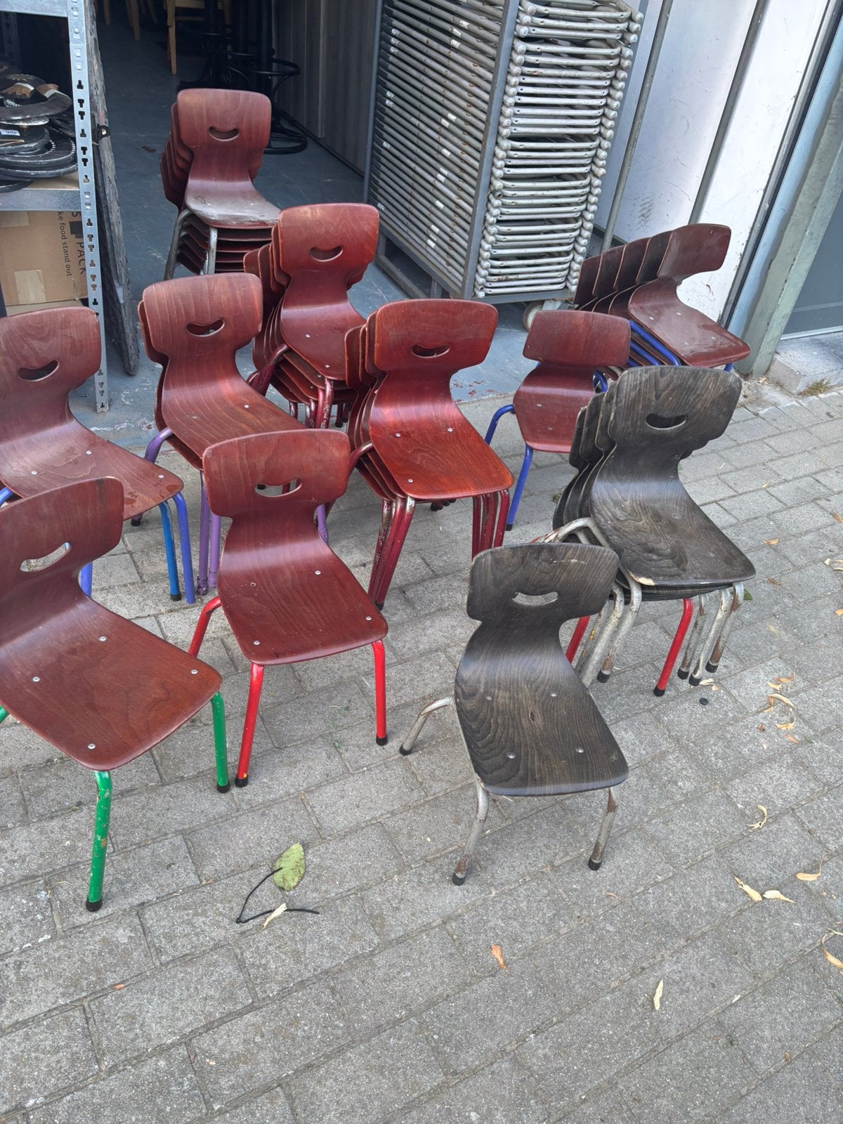Partij kinder school stoelen, Kinderen en Baby's, Kinderkamer | Tafels en Stoelen, Ophalen, Stoel(en)