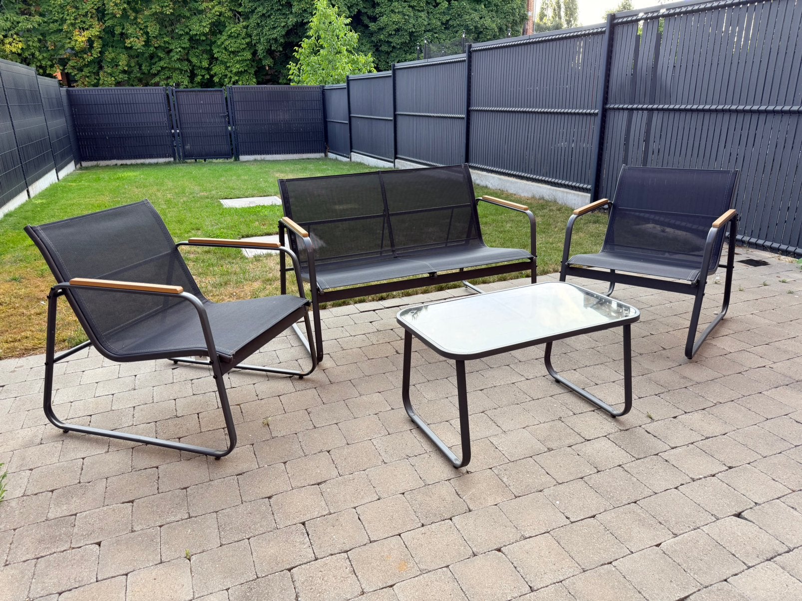 Salon de jardin, Ophalen of Verzenden, Zo goed als nieuw, 2 zitplaatsen