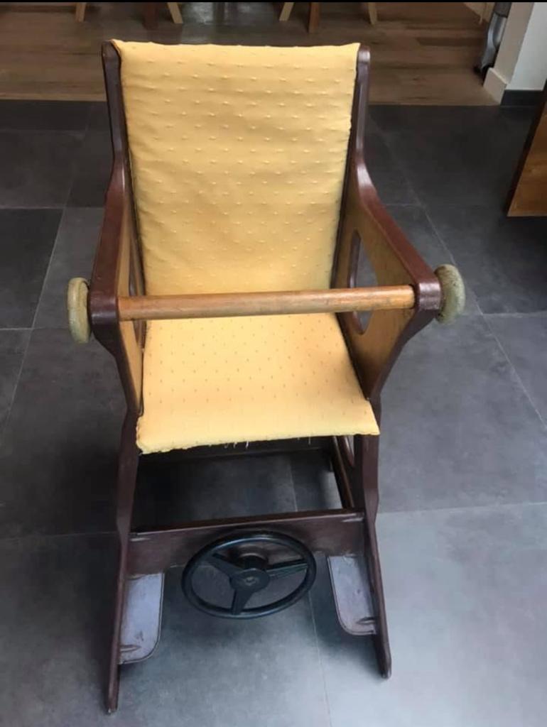 Vintage kinderstoel, Kinderen en Baby's, Kinderstoelen, Ophalen, Gebruikt, Overige typen