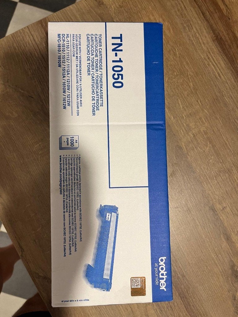 Originele Brother TN-1050 toner - NIEUW, doos nooit geopend, Computers en Software, Ophalen of Verzenden, Nieuw, Toner