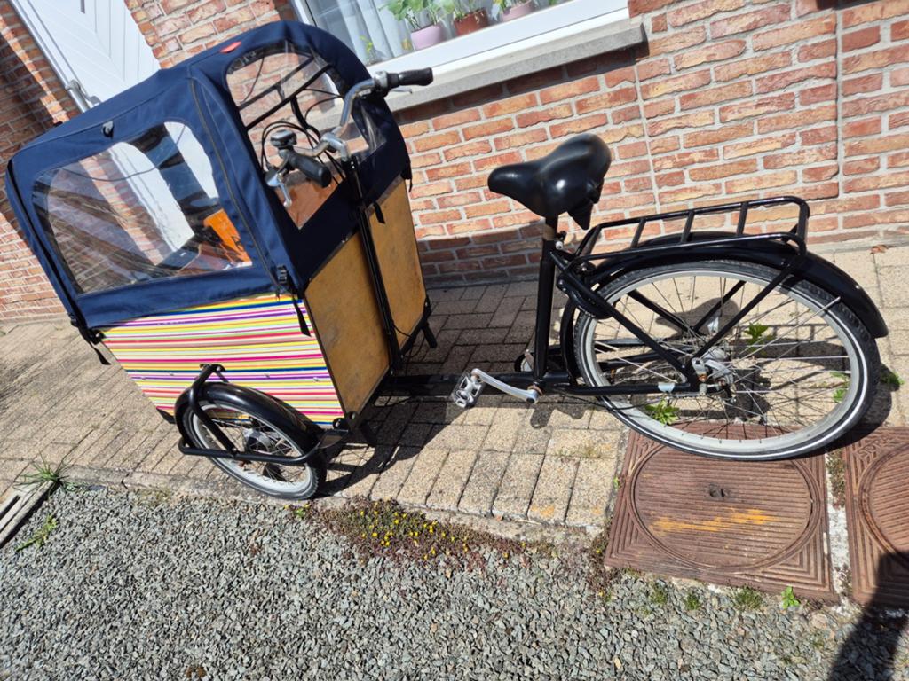 Babboe Big bakfiets (niet electrisch) - opknapper!, Autres marques, Frein à tambour, Enlèvement, Utilisé