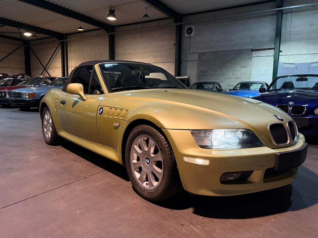 BMW Z3 cabrio, Auto's, Achterwielaandrijving, Zwart, Cabriolet, Leder