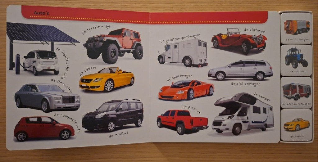 Memo voertuigenboek, Ophalen, Nieuw, 3 tot 4 jaar