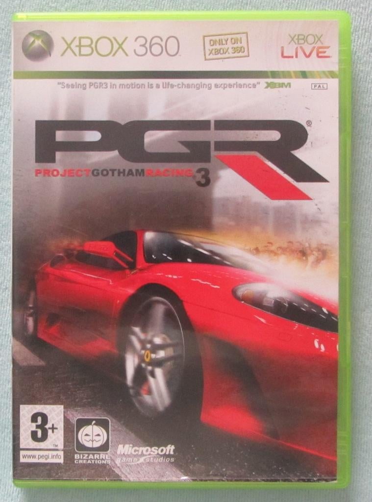 XBox360 - Diverse spelletjes - PGR 3 - PGR 4 - enz..., Consoles de jeu & Jeux vidéo, Jeux | Xbox 360, Utilisé, Aventure et Action