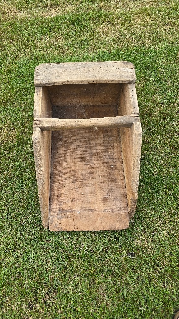 Oude Franse houten graanschep., Antiek en Kunst, Ophalen