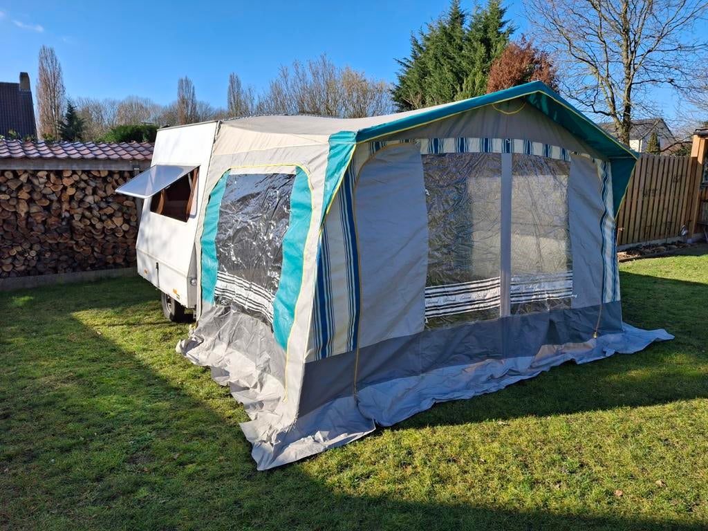 Plooicaravan rapido confort, Ophalen