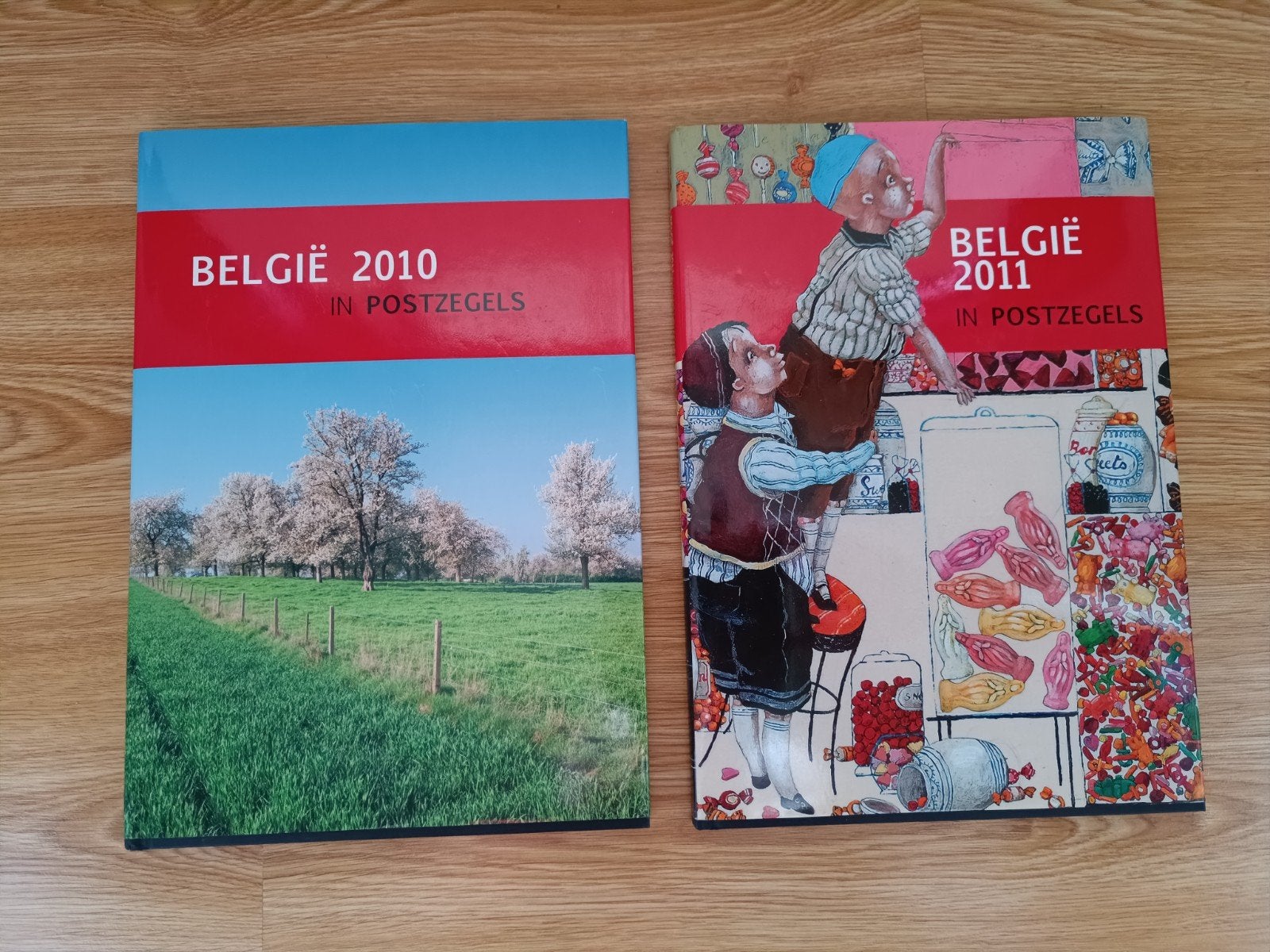 België in postzegels 2010 en 2011, Postzegels en Munten, Ophalen of Verzenden