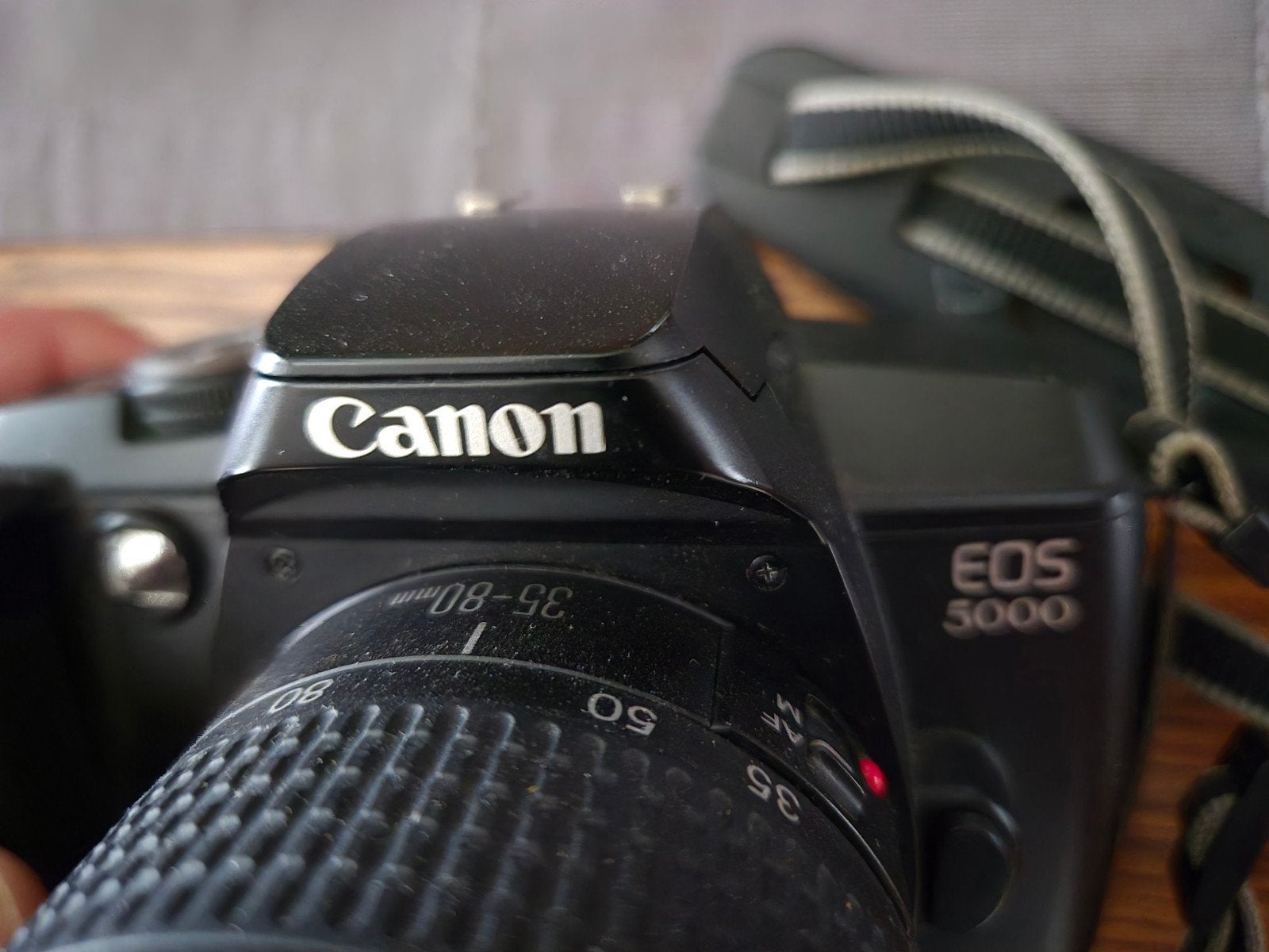 Canon Eos 5000 Camera + Lens, Enlèvement ou Envoi, Utilisé, Reflex miroir, Canon