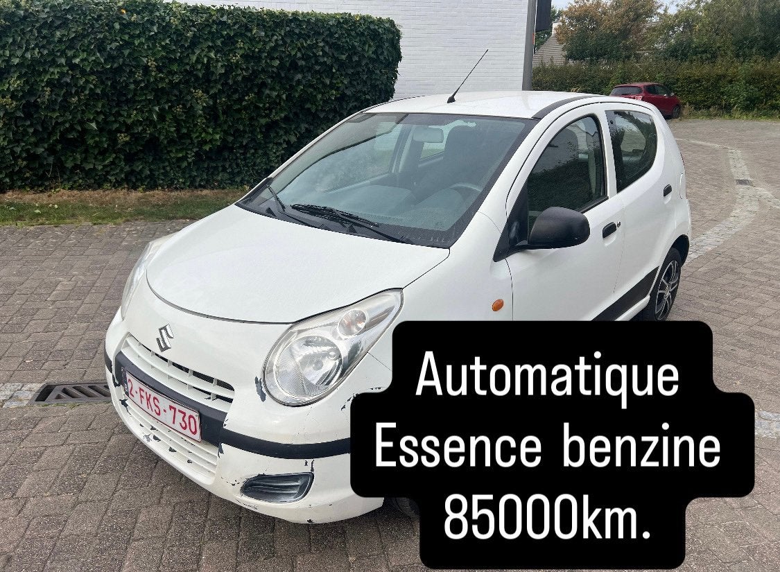 Automaat benzine 1.0i benzine Suzuki alto CT-OK 85000km, Auto's, Euro 5, Stof, Zwart, Wit