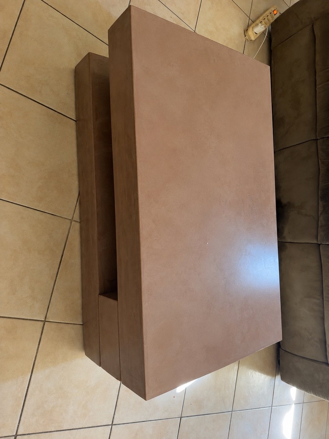 Beton cire salon tafel, Enlèvement, Comme neuf