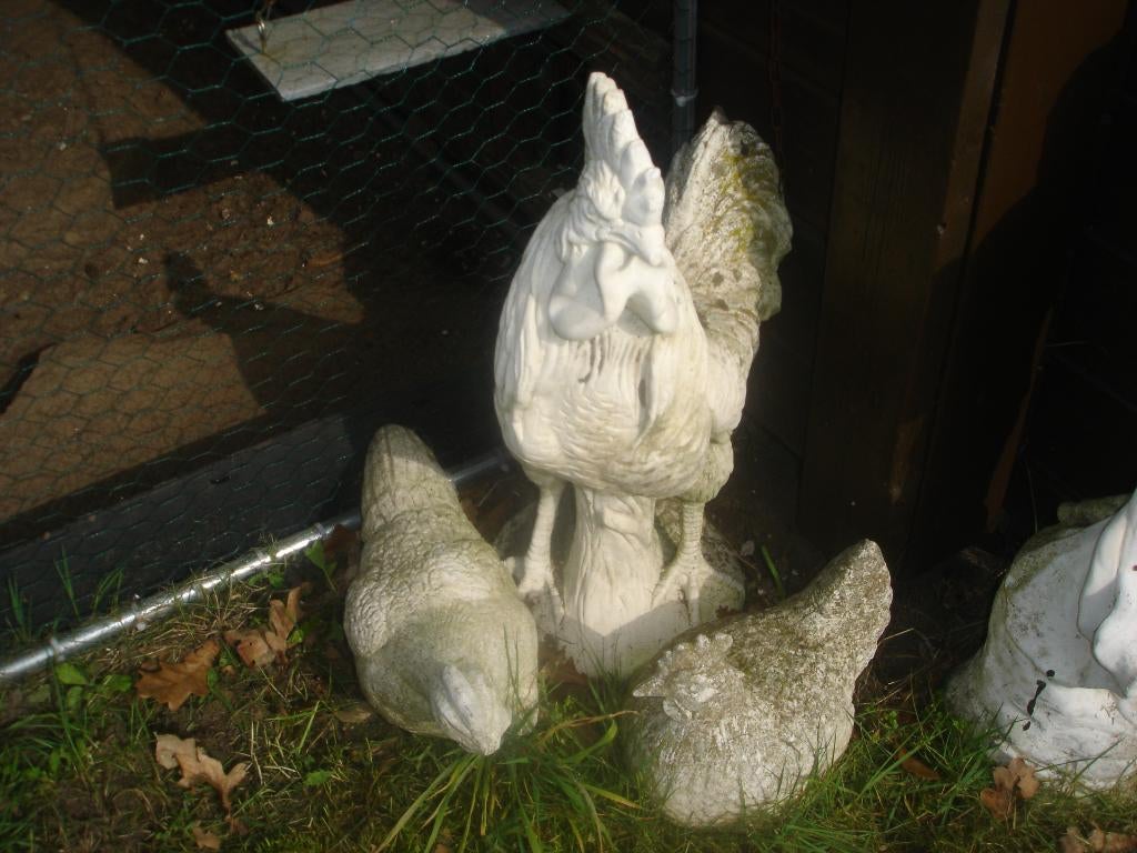 tuinbeelden, Tuin en Terras, Tuinbeelden, Ophalen, Gebruikt, Beton, Dierenbeeld