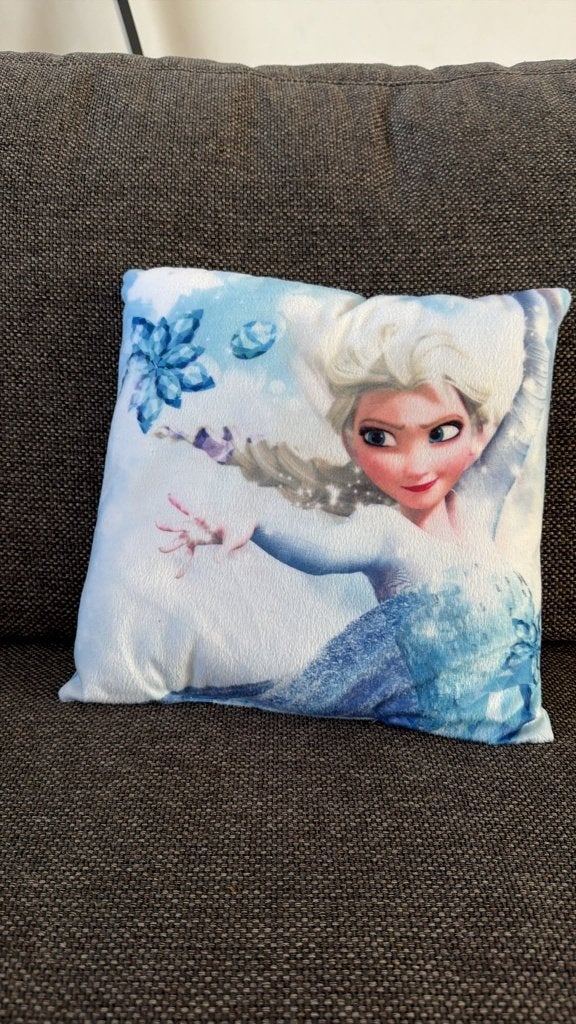 Kussen Frozen, Kinderen en Baby's, Ophalen of Verzenden, Zo goed als nieuw