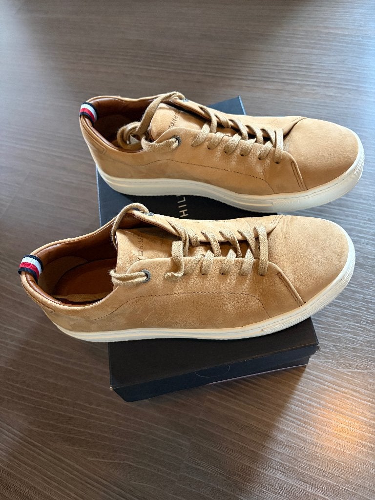 TOMMY HILFIGER - Baskets/sneakers - beige  - 41 - TOP!, Vêtements | Hommes, Chaussures, Tommy Hilfiger, Comme neuf, Brun, Baskets