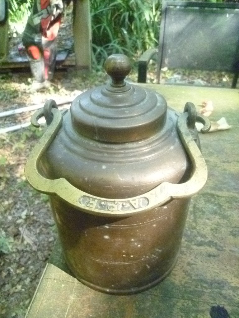 koperen waterketel A.P.R, Antiek en Kunst, Ophalen