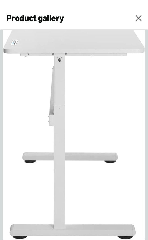 Bureau à hauteur réglable, Maison & Meubles, Bureaux, Comme neuf, Bureau assis-debout, Autres marques, Moderne, Panneau de particules ou MDF