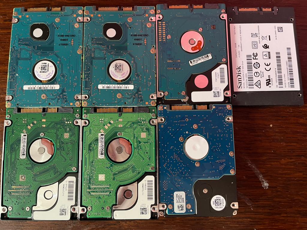Lot disques durs 2.5” HDD + SSD SATA pour PC portable / PS3, Reconditionné, Console, Enlèvement ou Envoi, SATA