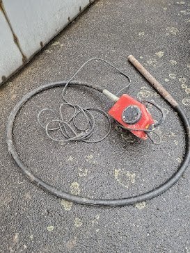 Beton trilnaald, Ophalen, Gebruikt
