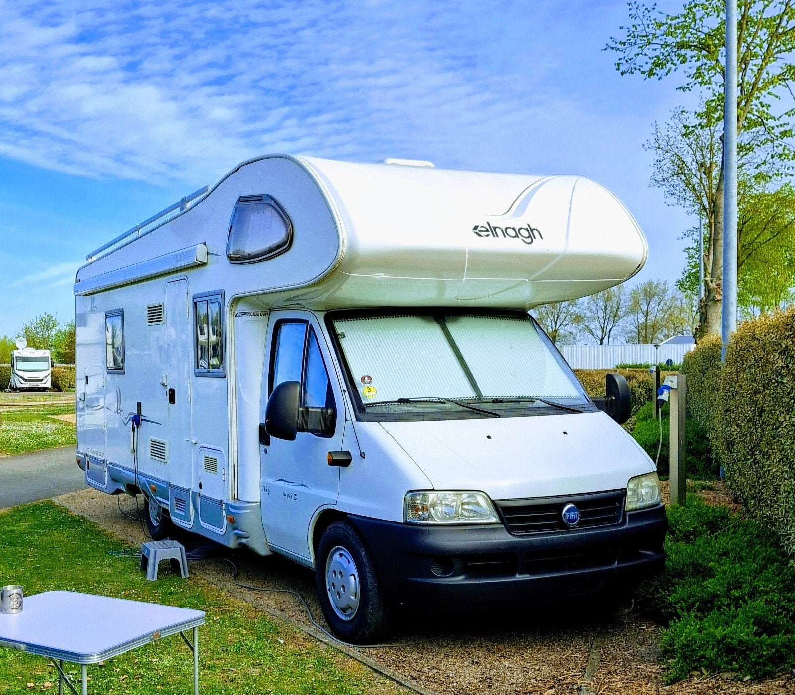 mobilhome Elnagh M150 Super D, Caravanes & Camping, Jusqu'à 4, Réfrigérateur, Toilette à cassette, Fiat