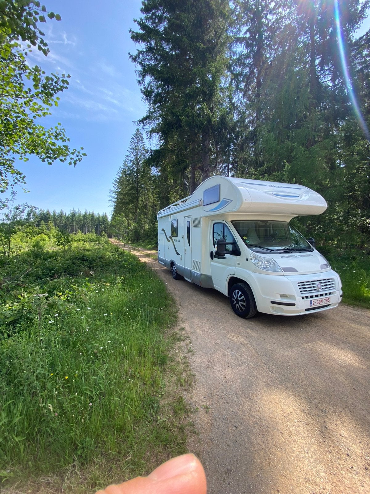 Te koop: Fiat Ducato met Rimor-opbouw – 2014 – 112.000 km, Caravans en Kamperen, Mobilhomes, Fietsendrager, Douche, Particulier