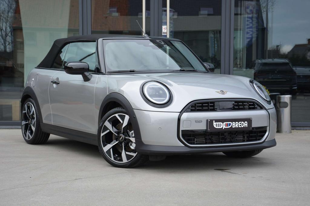 MINI Cooper C Cabrio HUD/Comfort Access/Leder/Stuurverwarmin, Auto's, Mini, Gebruikt, Zwart, Cabriolet, Bedrijf