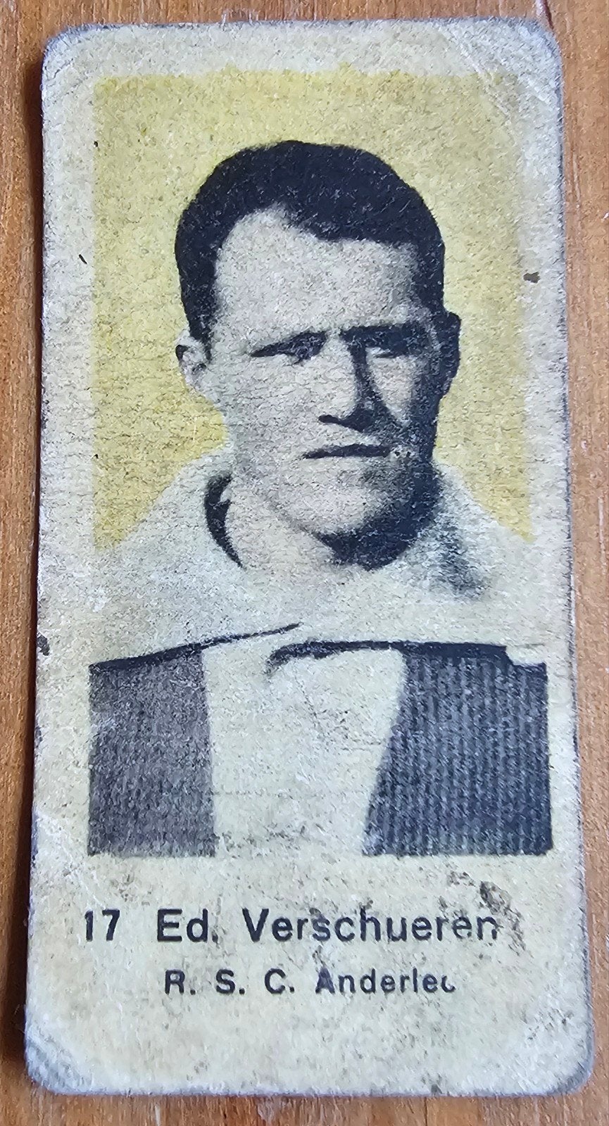 1938 #17 Verschueren (pré panini) Anderlecht Chrome Football, Enlèvement ou Envoi, Comme neuf, Image