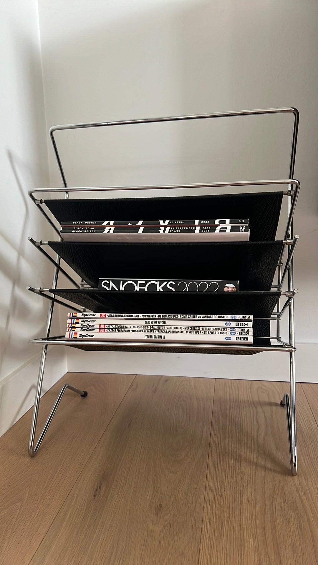 magazinehouder vintage design, Ophalen, Meerdere vakken, Vintage, Zo goed als nieuw