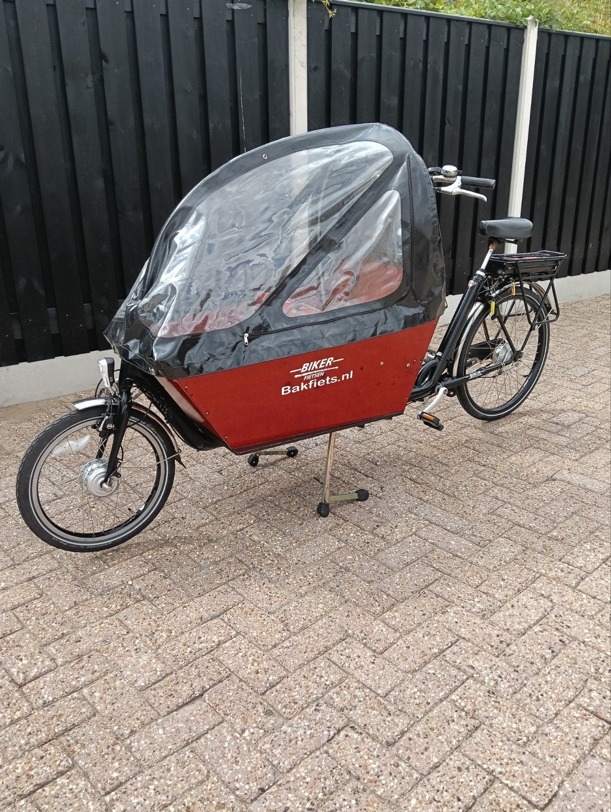 Elektrische bakfiets nieuwe batterij jaar garantie, Ophalen of Verzenden, Zo goed als nieuw, Schijfrem, Huif