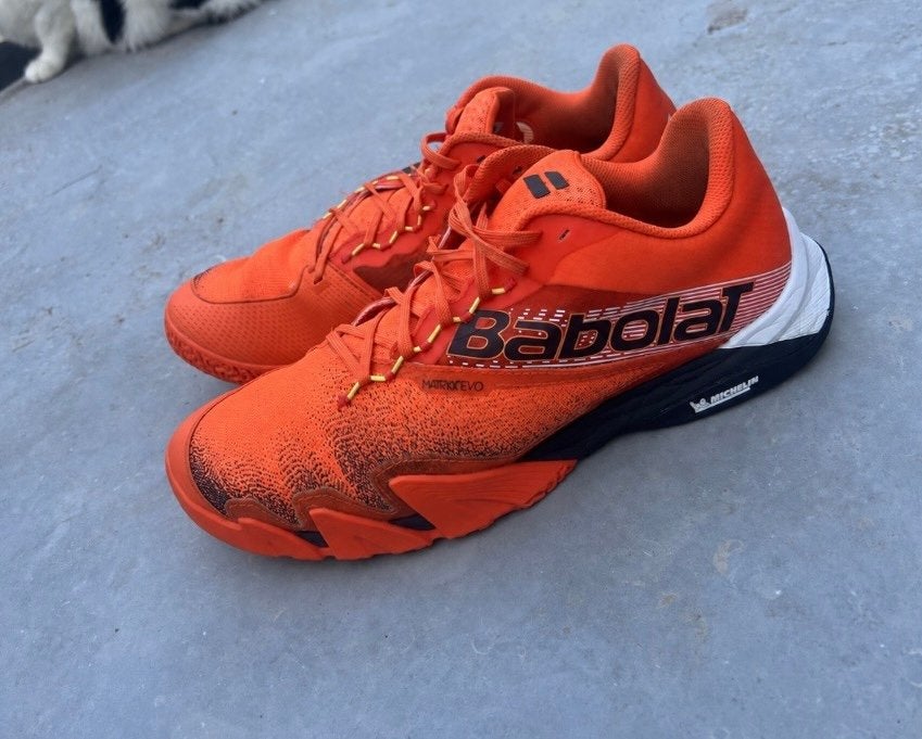 Padelschoenen Babolat maat 45, Sport en Fitness, Ophalen, Zo goed als nieuw, Padelschoenen
