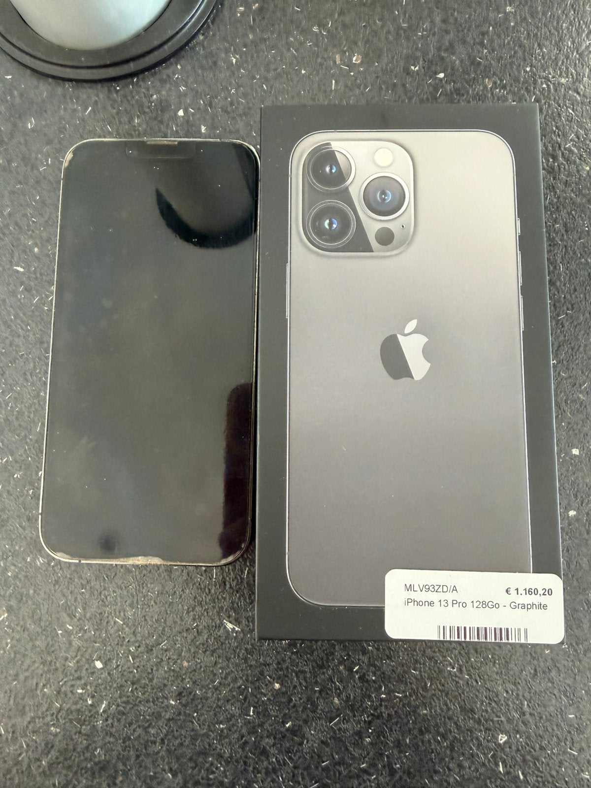 Iphone 13 pro 128gb graphite, 128 GB, Gris, 77 %, Enlèvement
