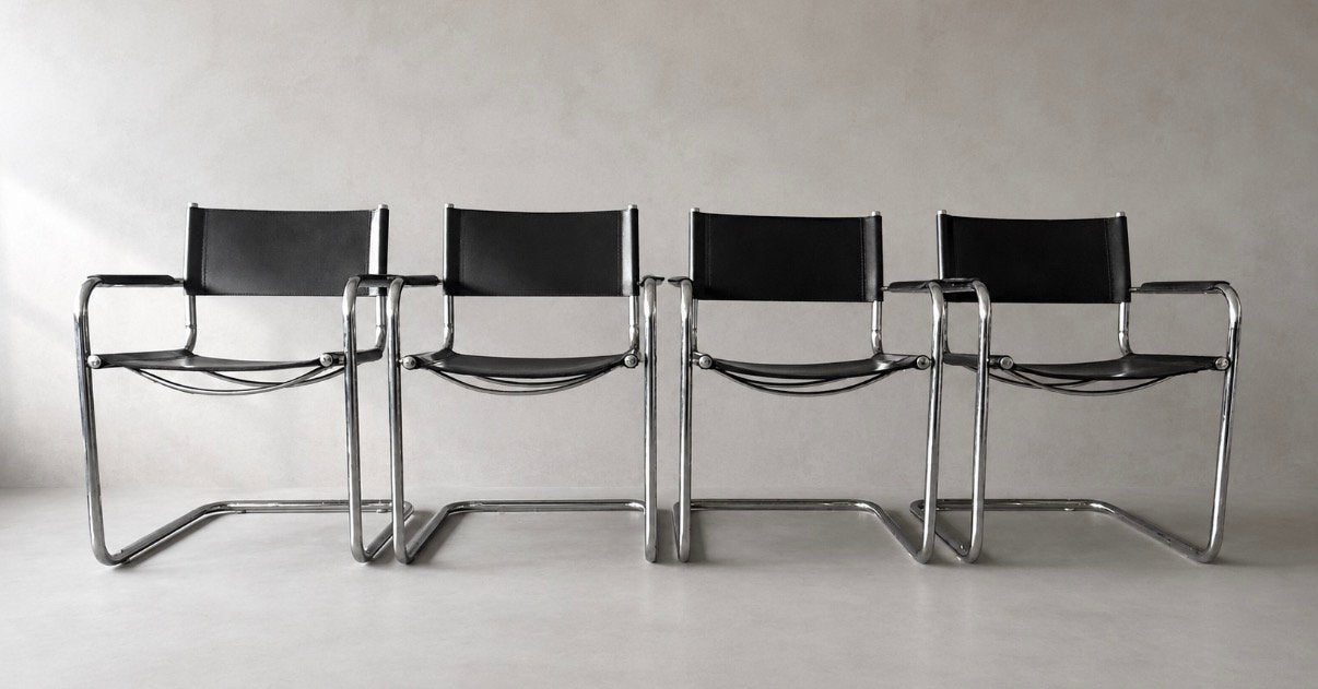 4x originele Mart Stam S34 stoelen – Goethe-Institut, c70s, Maison & Meubles, Chaises, Vintage Bauhaus Mart Stam S34 Collectible Design