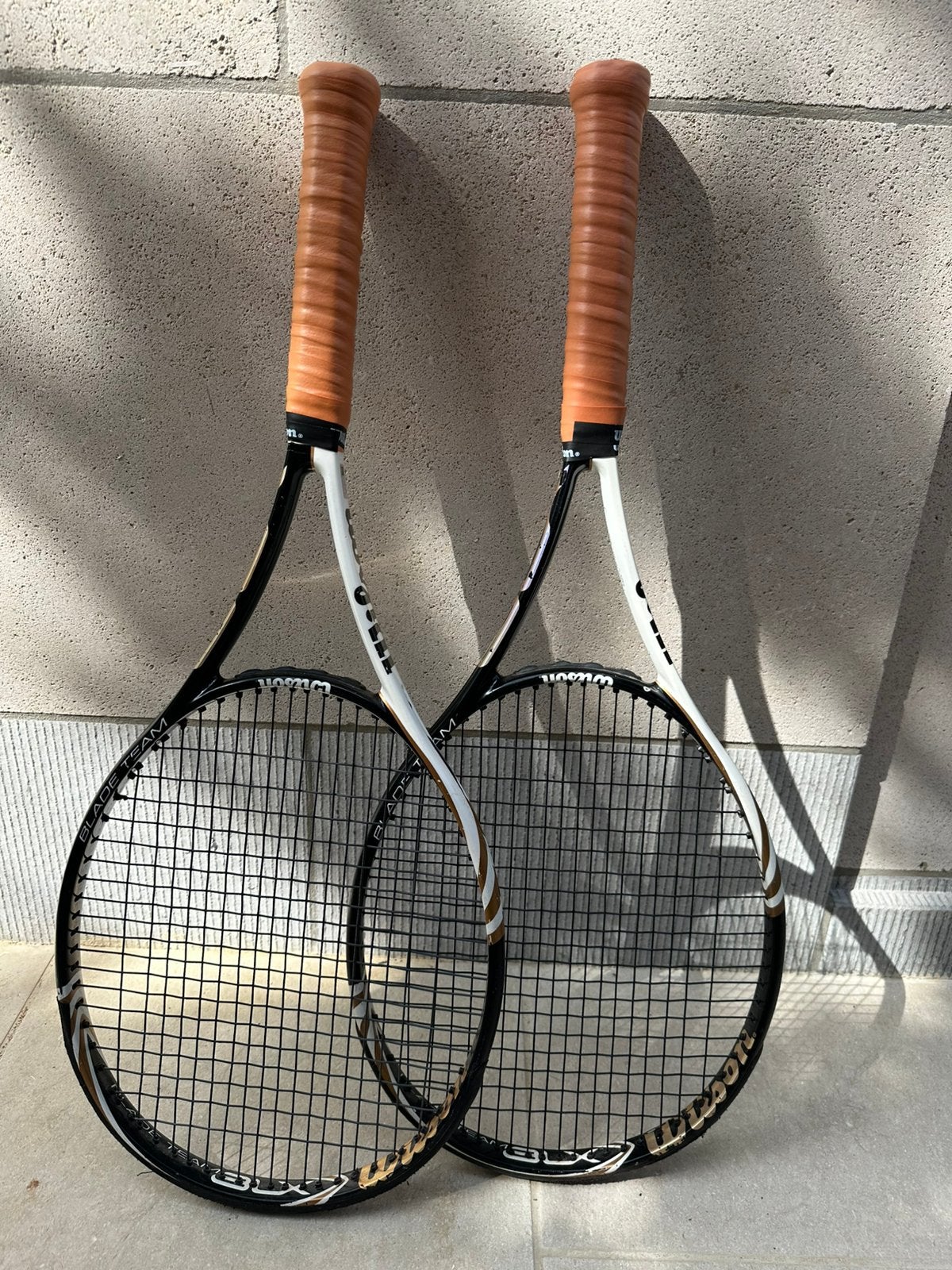 2 raquettes de tennis wilson blade blx 295 g, Enlèvement ou Envoi, Utilisé