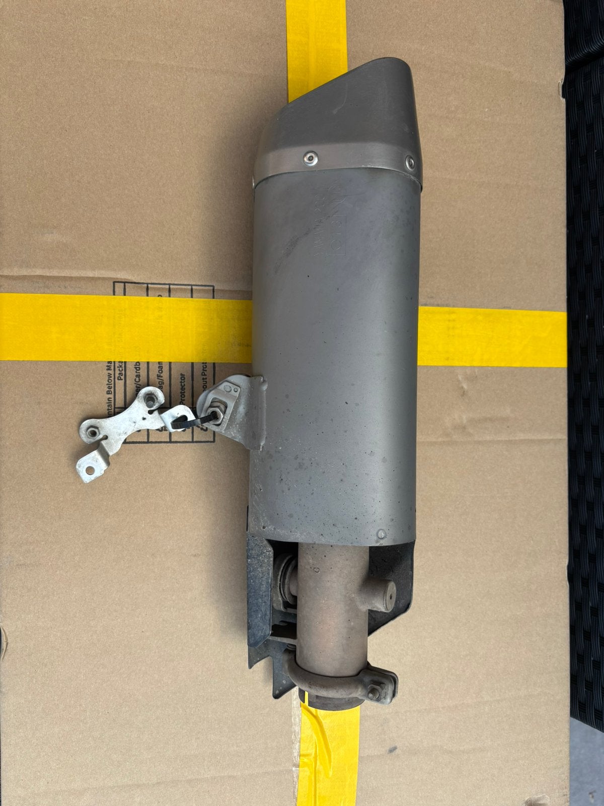 Yamaha R6 originele  uitlaatdemper 2006/2007 (RJ11), Motos, Particulier