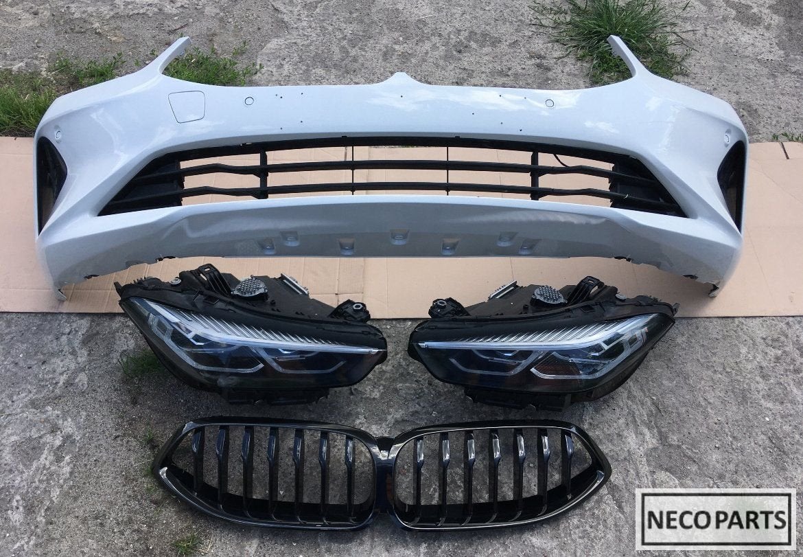 BMW 8 SERIE G14 G15 G16 KOPLAMP VOORBUMPER BUNPER KLEUR A300, Gebruikt, -, -, Ophalen of Verzenden
