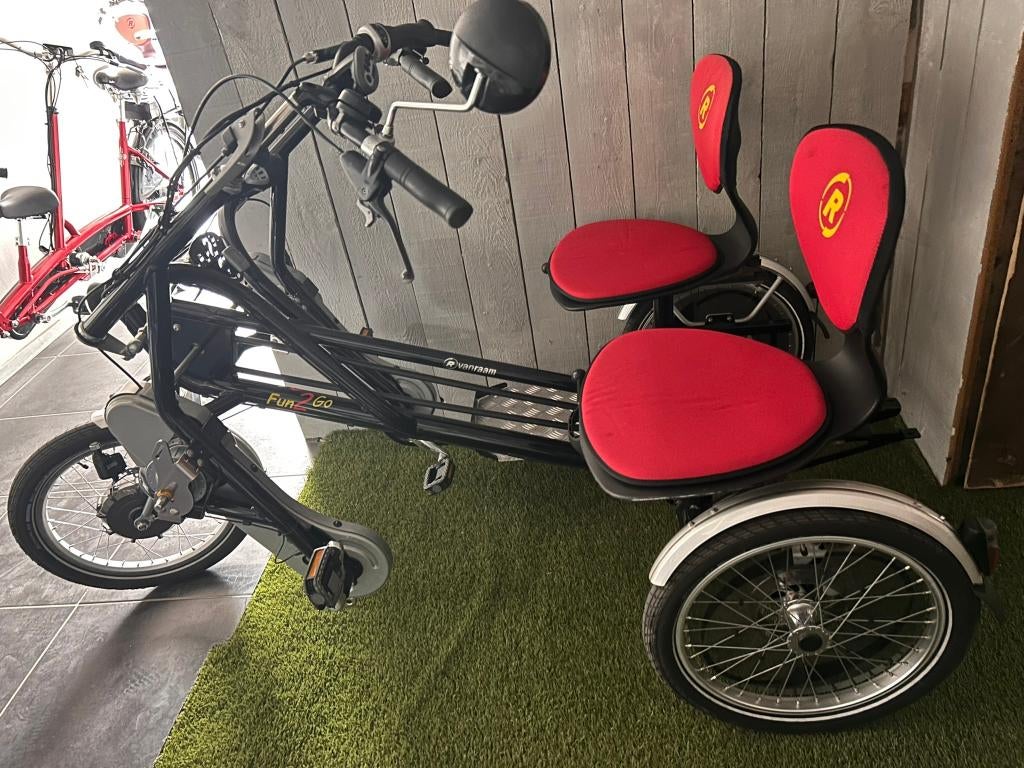 fun2go Van Raam duofiets met motor en garantie, Fietsen en Brommers, Ophalen, Zo goed als nieuw, Fun2go van raam