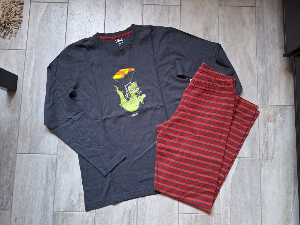 ★ M164 - Woody Pyjama thema dino, Nacht- of Onderkleding, Ophalen of Verzenden, Zo goed als nieuw, Jongen