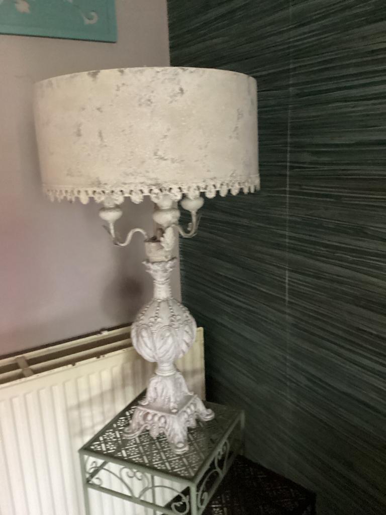 Grote barok lamp, Enlèvement, Utilisé
