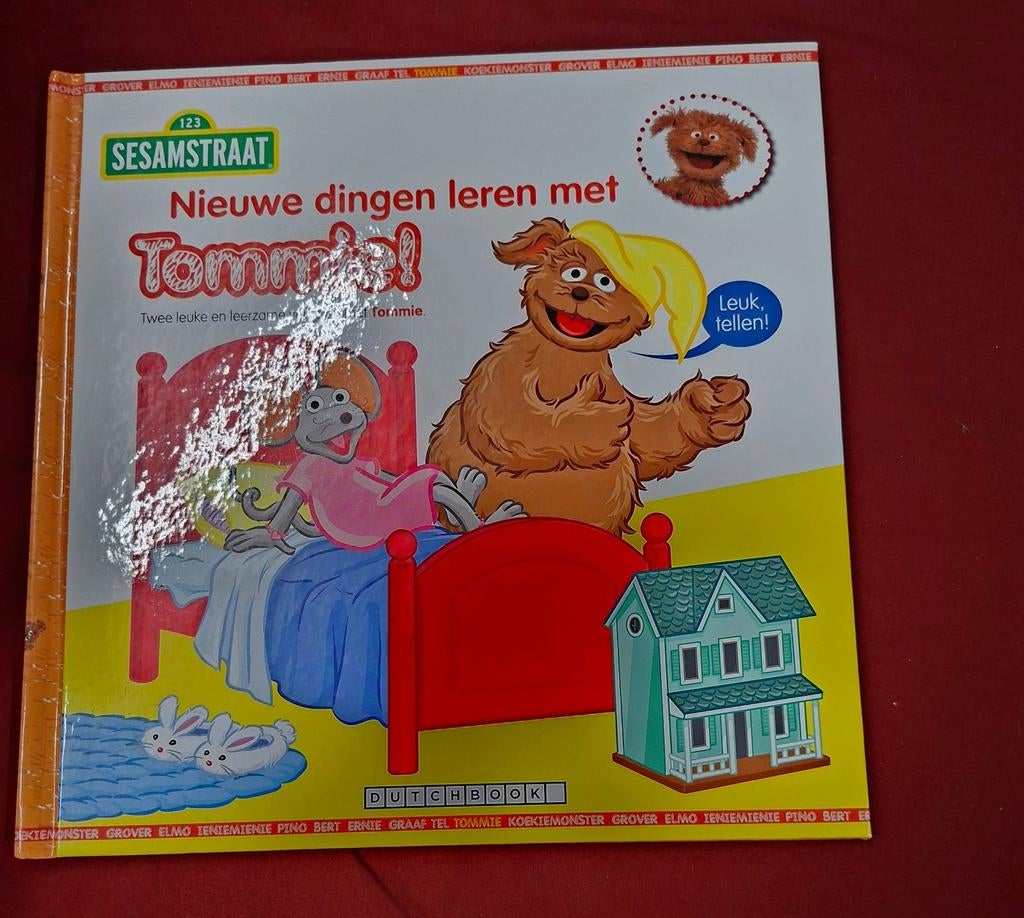 Kinderboek sesamstraat : nieuwe dingen leren met Tommie, Ophalen of Verzenden